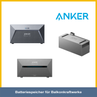 Batteriespeicher für Balkonkraftwerke