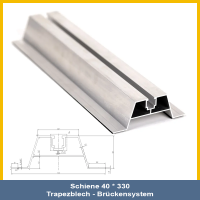 Trapetzschiene 330/40