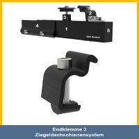 Endklemme 30mm schwarz SSC-System