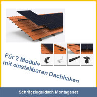 Ziegelschrägdachhalterung für 1 Modul Basis