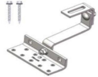 Ziegelschrägdachhalterung für 1 Modul Basis