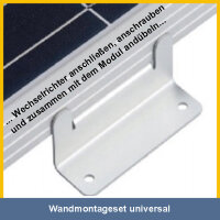 Modul - Wandmontageset 90 Grad für 1 Modul