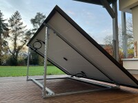Modulhalterung zum horizontalen Aufstellen für 1 Modul