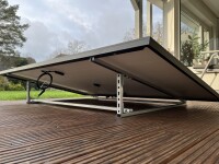 Modulhalterung zum horizontalen Aufstellen für 1 Modul