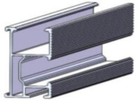 Ziegelschrägdachhalterung für 2 Module