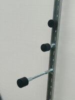 Modulhalterung zur vertikalen Montage am Balkon für 1 Modul