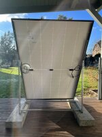 Modulhalterung zum vertikalen Aufstellen für 1 Modul