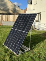 Modulhalterung zum vertikalen Aufstellen für 1 Modul